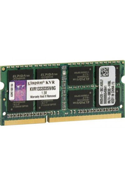Kingstone Kingston Kvr1333d3s9/8g 8gb 1333mhz Ddr3 Sodimm Notebook Ram, 1,50v