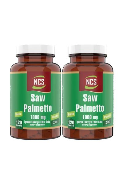 NCS Saw Palmetto 1000 Mg 2 Kutu 240 Tablet Pumpkin Zinc Destekli Formül