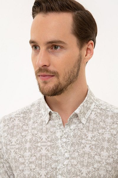Pierre Cardin Cămașă slim fit gri închis