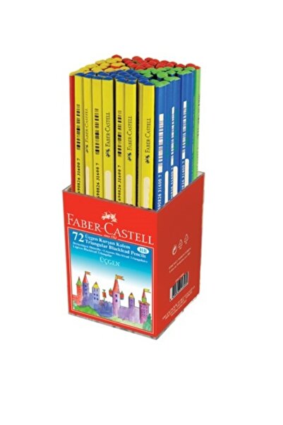 Faber Castell قلم رصاص مدرسي من فابر كاستل 2.5 ب مثلث5244000011 (عبوة من 72 قطعة)