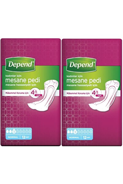 Depend Kadın Mesane Pedi Normal 24 Adet