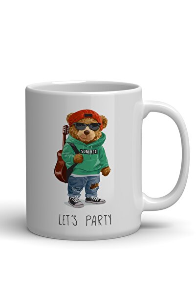 MapavriShop كوب مطبوع عليه دمية دب من Let's Party
