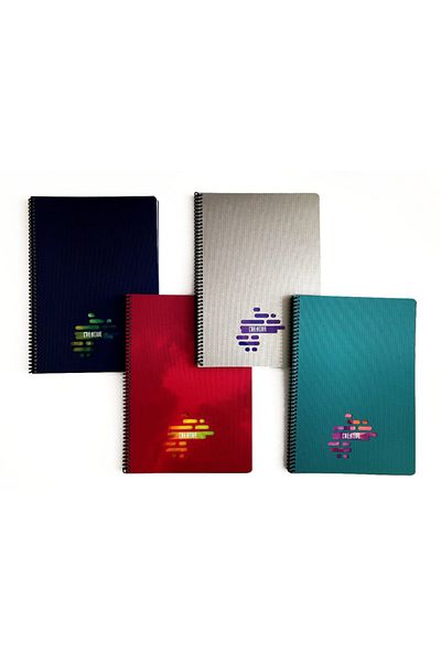 Keskin Colors Sharp Color Metallic Cutout A4 80 de coli Copertă Pp pătrată Caiet de școală