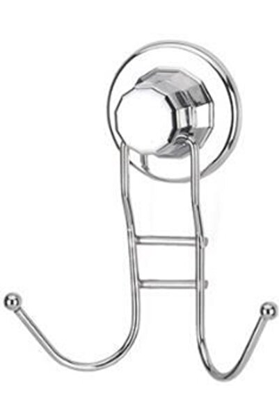 Teknotel VAKUMLU 2Lİ ELBİSE VESTİYER PORTMANTO ASKISI KROM DM236