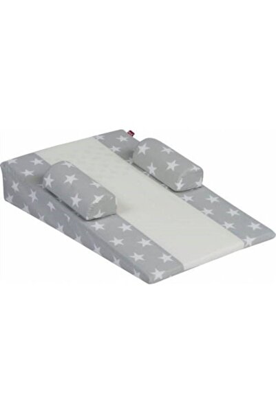 Genel Markalar Çok Amaçlı Reflü Yastığı Poplin - Gri Mega Yıldız