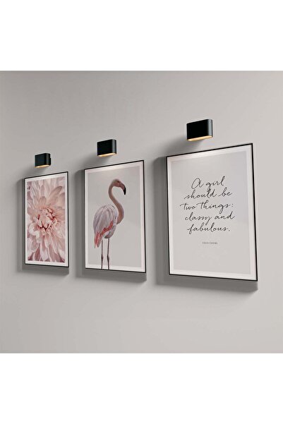 Dijital360 Flamingo Ahşap-mdf Poster (3 adet 20x30 cm)