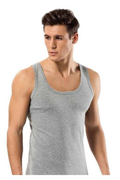 Erdem Men's Gray 3-Pack Combed Cotton Athlete Undershirt