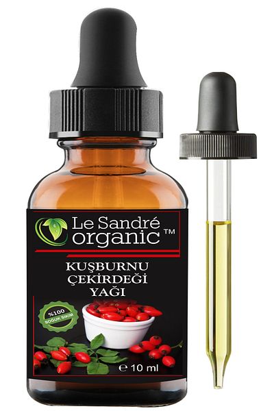 Le'Sandre Organics 10 مل زيت بذور ثمر الورد