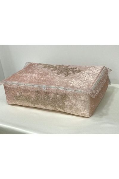 Lamazihome Bohça خطوبة سرج مهر علبة سرج مخمل عرض 60 سم