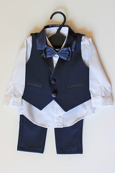 Tiga Kids Erkek Bebek Yelekli Takım