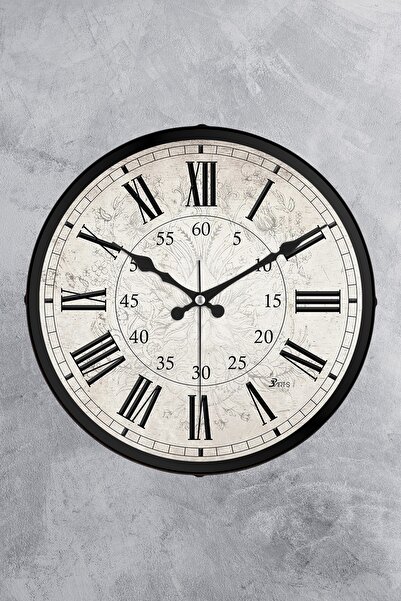 EMORES Διακοσμητικό Real Glass Bombe Αθόρυβο Μηχανισμό Ρολόι τοίχου 36 cm