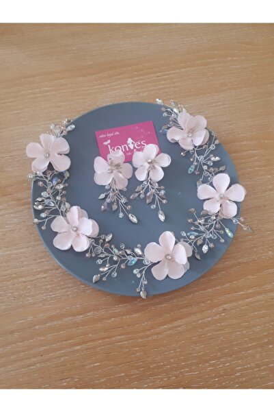 KONTES GELİN Kontes Gelın Taç Ve Küpe