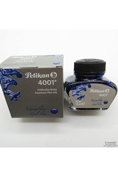 Pelikan 4001 Dolma Kalem Mürekkebi Mavi 30ml.