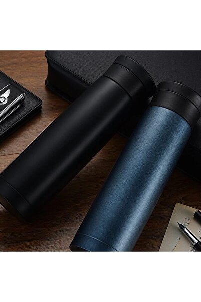 Tasarım Evi Çift Katmanlı Kaliteli Paslanmaz Çelik 500 ml Termos Bardak