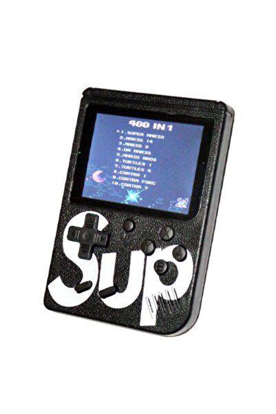 ATARI Retro El Oyun Konsolu 3 Inç Hd Arcade 400 Games Suprem Siyah