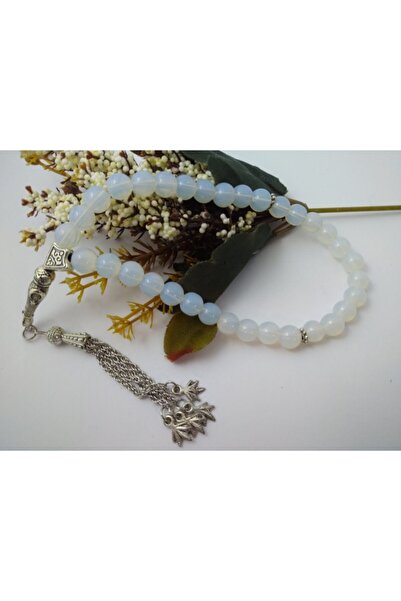 BalıkHediyelik Розарий от естествен опал и лунен камък