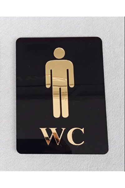 Dekokonsept Wc Direction Sign - Male