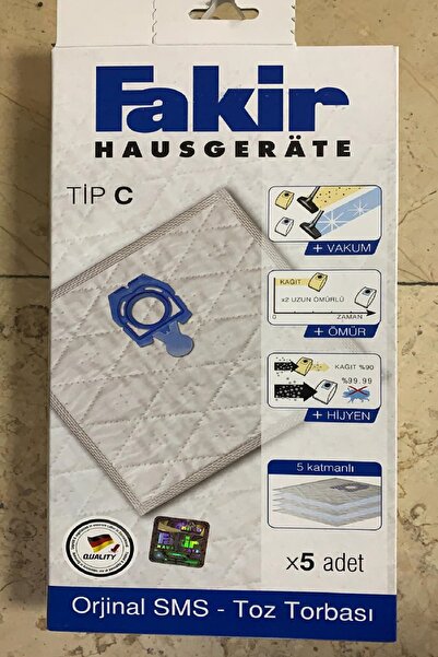 Fakir Sms Dust Bag Type-C 100% Original Bandrolled Product