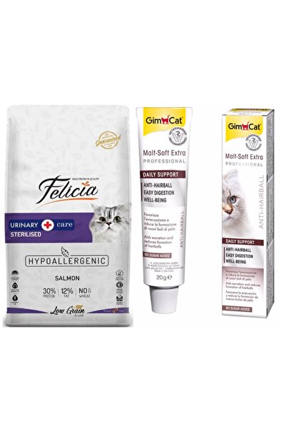 Felicia Az Tahıllı Sterilised Kısırlaştırılmış Somonlu Hypoallergenic Kedi Ma...