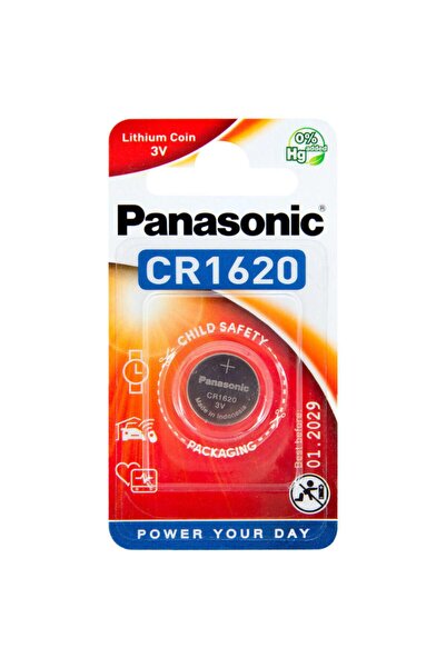 PANASONIC Cr-1620el/1bp Lityum Düğme Pil 3 Volt Tekli Paket