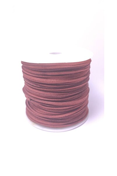 platin hediyelik Snur pentru brățară din piele intoarsa de culoare burgundy 10m