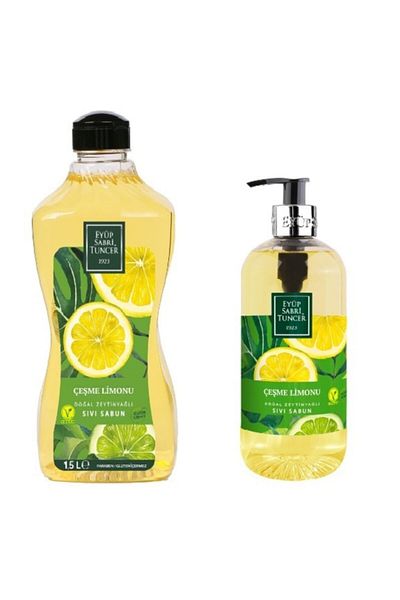Eyüp Sabri Tuncer - Çeşme Lemon 1500 ml + 500 ml Liquid Soap Set