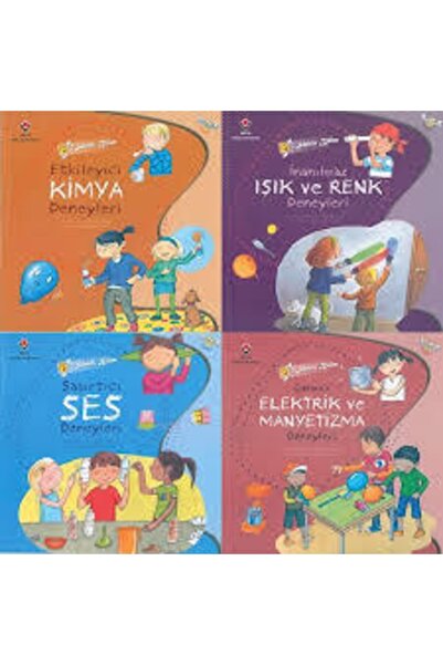 Tübitak Yayınları مجموعة كتب تيوباتاك للتجارب العلمية السحرية 4 (العمر 9)