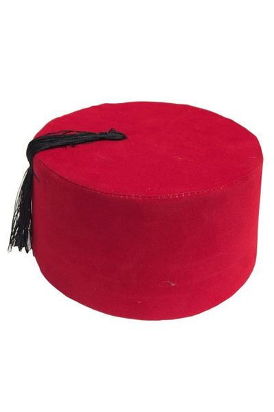 DilekKostüm Ottoman Red Fes Groom Fesi Henna Fessels
