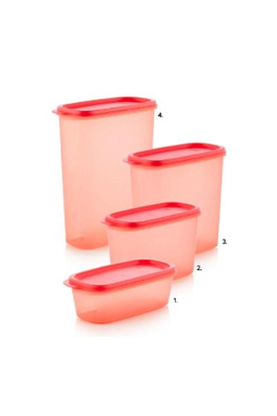 Tupperware Modular Oval Storage Set 4 Pieces