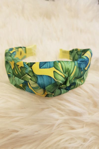 BAHELS Women's Colorful Pattern Detailed Knotted Crown (Headband)