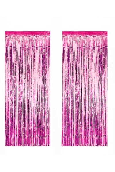 kidspartim Ornament de fundal suspendat roz metalizat 100x230