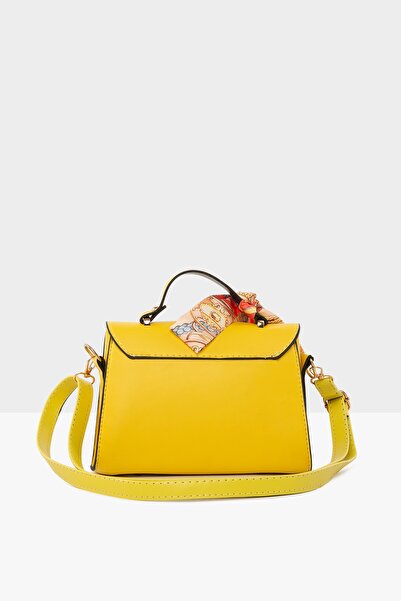 Bagmori Жовта сумка з кришкою та ременем M000003228