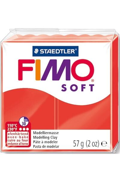 Staedtler 8020-24 07 Modeling Clay Fımo Soft Red