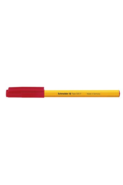SCHNEIDER Schneıder Tops 505 F Tükenmez Kalem Kırmızı Sct110