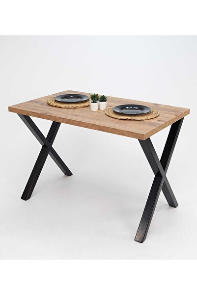 Dekortif Bahçe Masası Balkon Masası X Ayaklı Yemek Masası Xms03