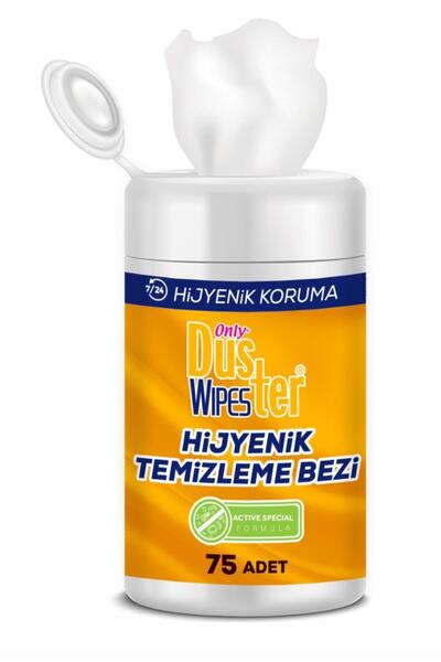 ONLY Duster Wipes Hijyenik Yüzey Dezenfektanlı Mendil 75'li