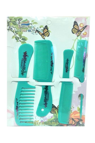 RoseRoi Hair Styling Hairdresser Comb Set Set of 4