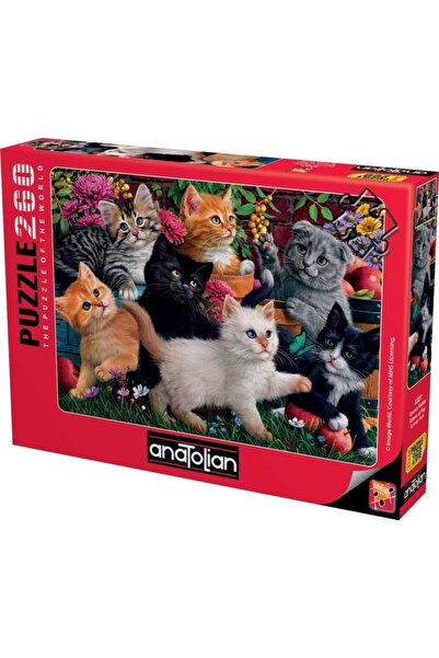 Anatolian Puzzle لغز الصور المقطوعة 260 قطعة - القطط اللاعبة 3327