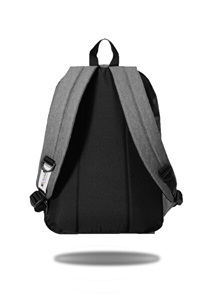 CAKARD Unisex γκρι σακίδιο πλάτης με στάμπα