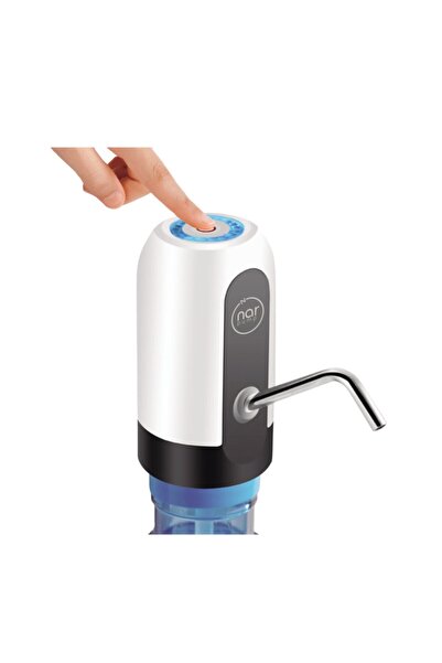 Narpump Şarjlı Otomatik Damacana Pompası Beyaz X13-13