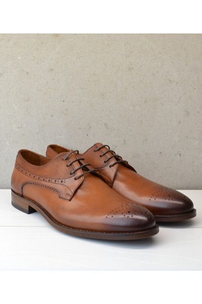 MARCOMEN Microlight Brown Classic Men's Shoes Leather 3023 K3
