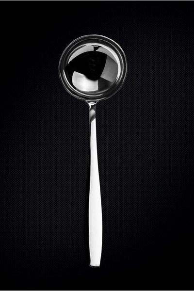 Nehir Metallic Sahara Plain Serving Ladle 1 Steel 1 Person Cutlery Set