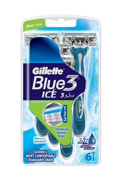 Gillette Disposable Razor Blade Blue3 Sensecare 6-Pack