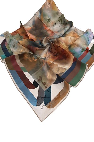 Armine Φουλάρι από 100% καθαρό μεταξωτό twill