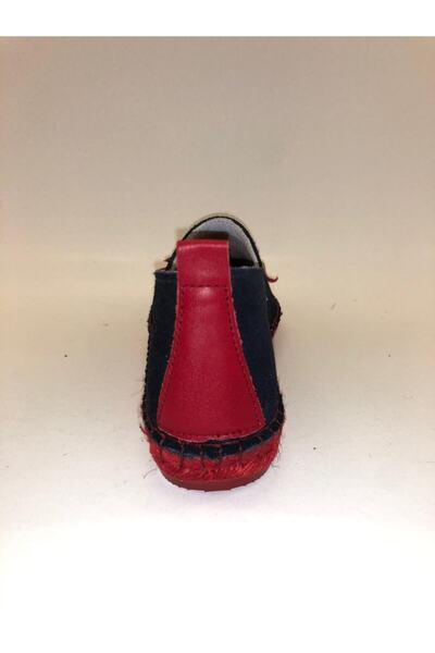 ANGELİNA JONES ЖІНОЧІ ТЕМНО-СИНІ ТУФЛІ-МОКАСИНИ З НАТУРАЛЬНОЇ ШКІРИ ІЗ ЗАМШІ НА ЕСПАНДЕРНІЙ ПІДОШВІ