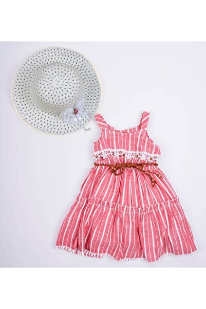 Misse Moda Prugasto Set šešira za haljine