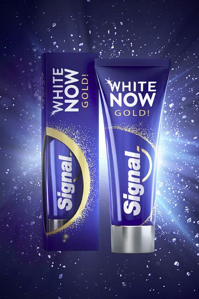 Signal White Now Gold Toothpaste 75 ml X 6 Pieces