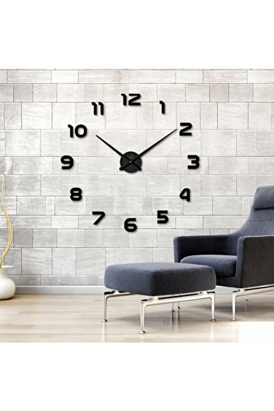 Otantik Modern Dekoratif 3d Duvar Saati Oturma Yatak Odası Ev Ofis Için