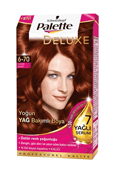 Palette Deluxe Saç Boyası 6 70 Kahve Bakır