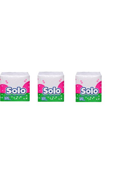 Solo 3 Pieces of 100 Napkins